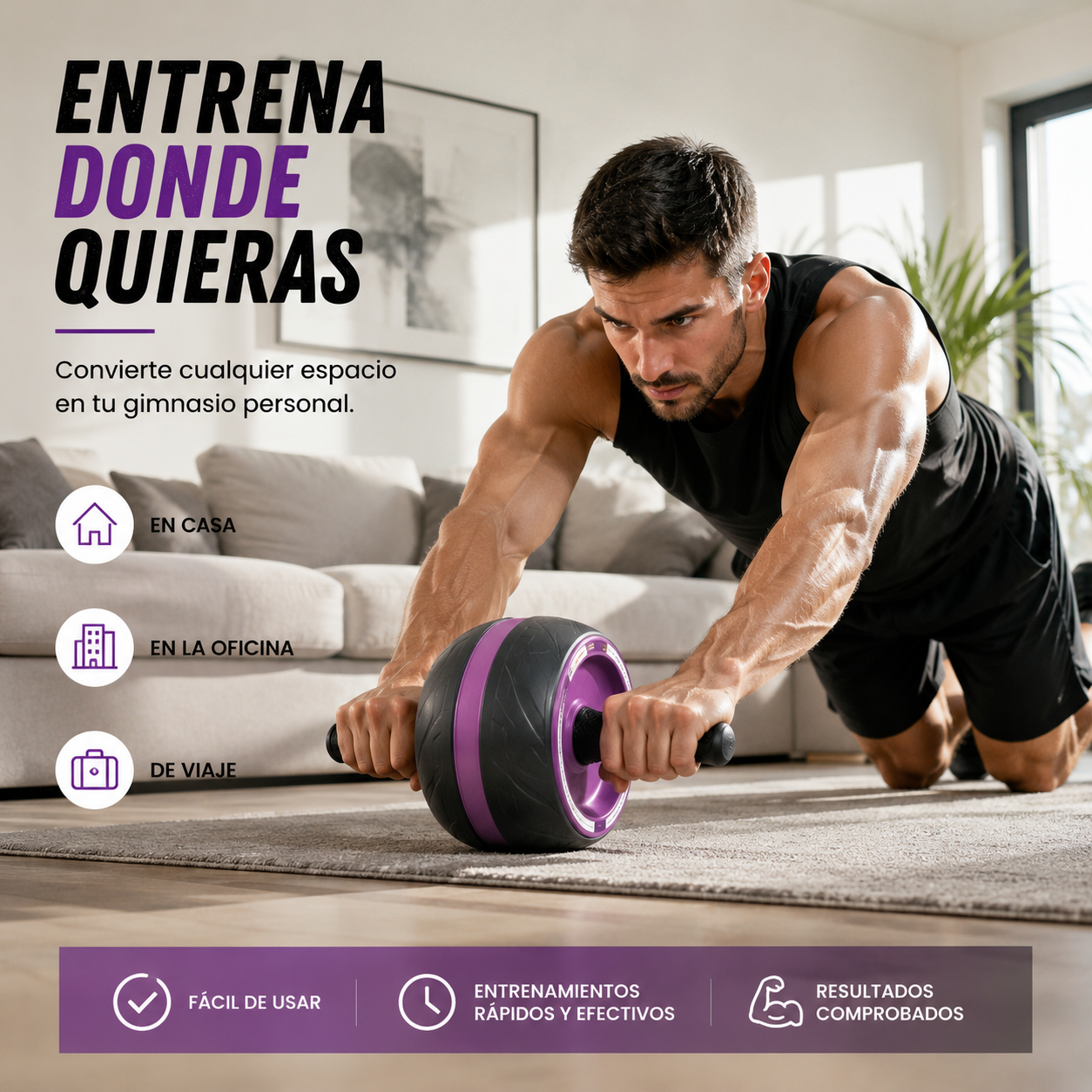Rueda Sport Ejercicios Abdominales